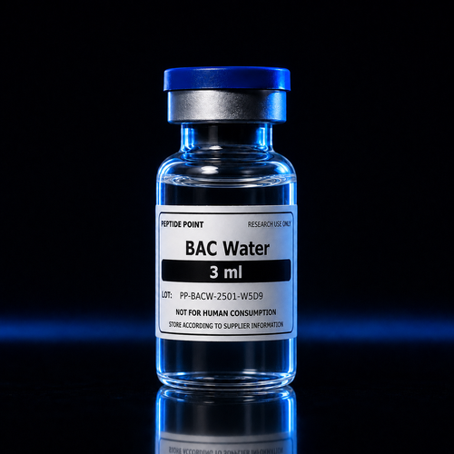 BAC Water 3 ml Research Vial von Peptide Point