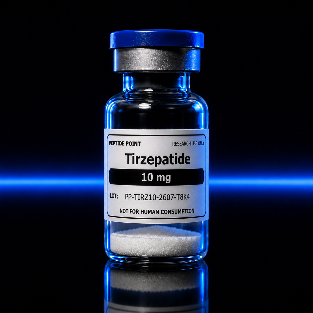 Tirzepatide 10 mg Research Vial von Peptide Point